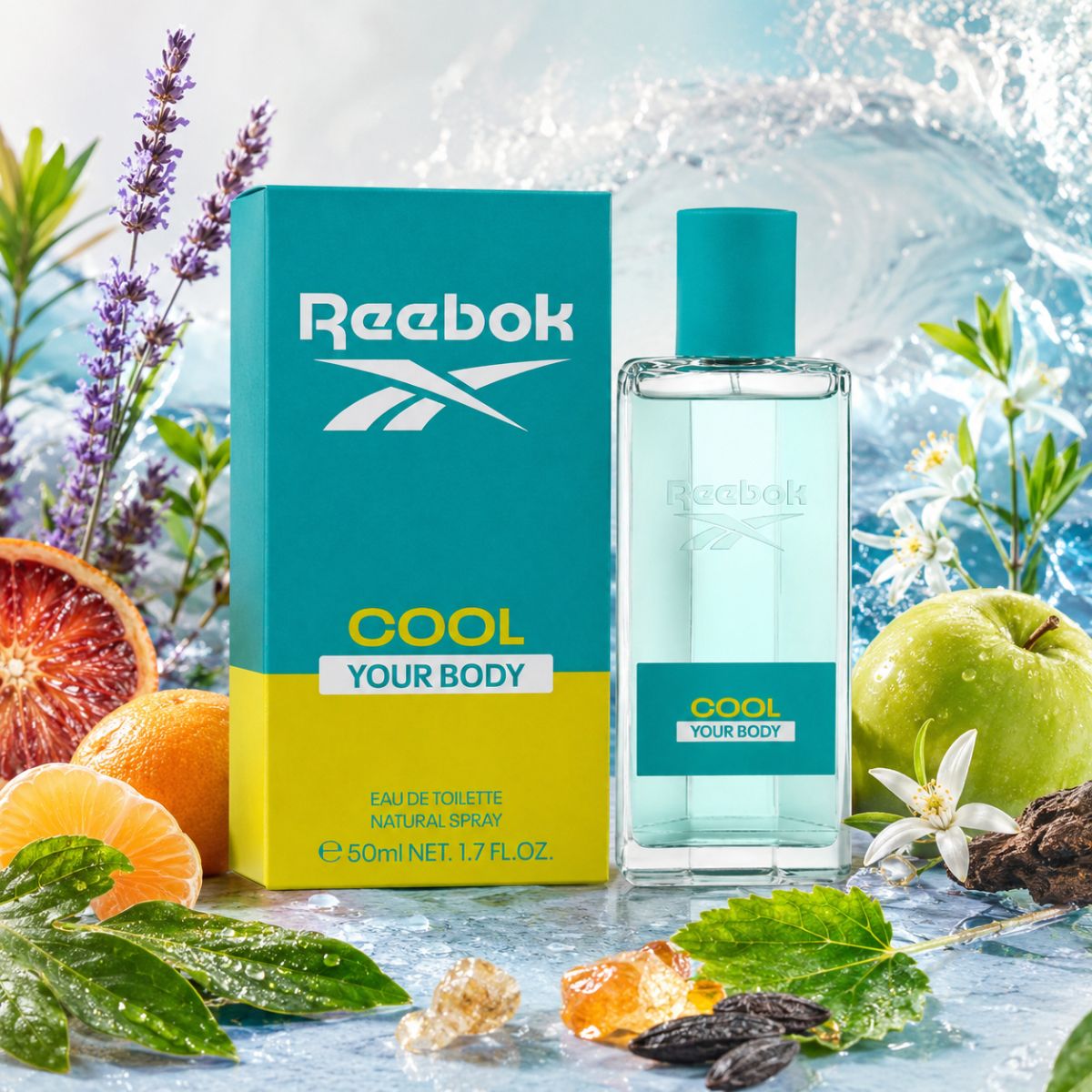 REEBOK COOL YOUR BODY FOR HER - Eau de Toilette Donna 100ml