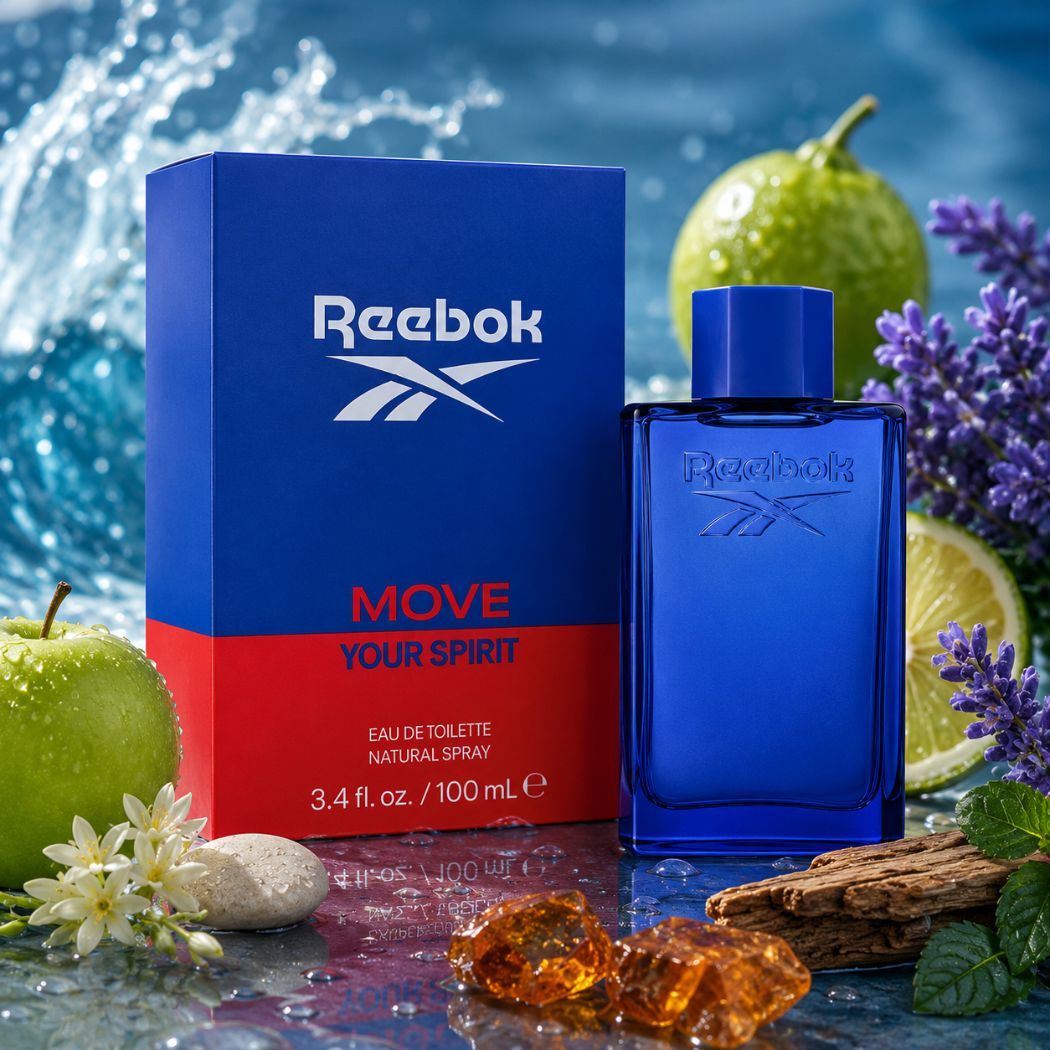 REEBOK MOVE YOUR SPIRIT  - Eau de Toilette Uomo 100ml
