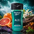 REEBOK COOL YOUR BODY 4in1 -  Gel Doccia Uomo 250 ml