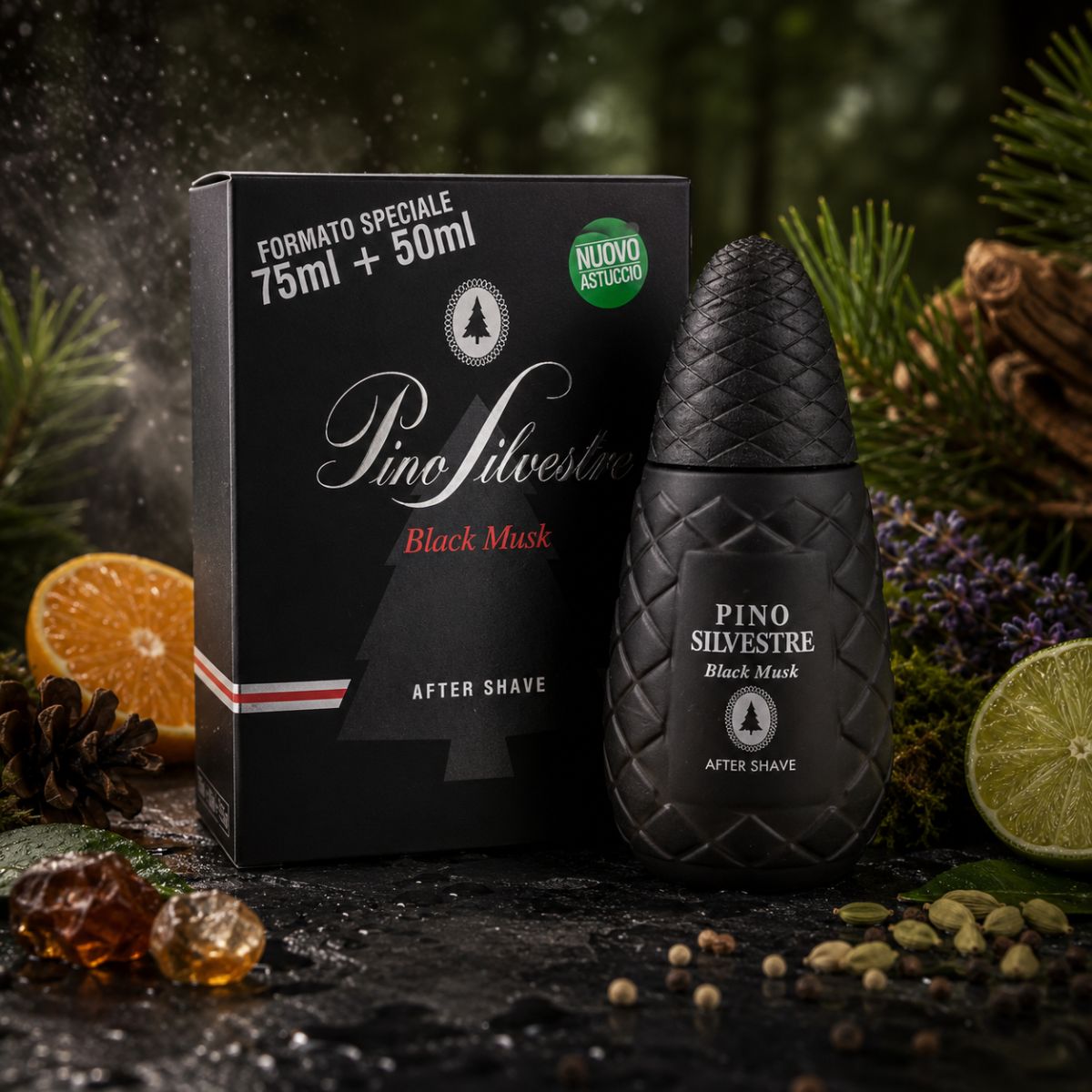 PINO SILVESTRE BLACK MUSK AFTER SHAVE – Dopobarba 125ml