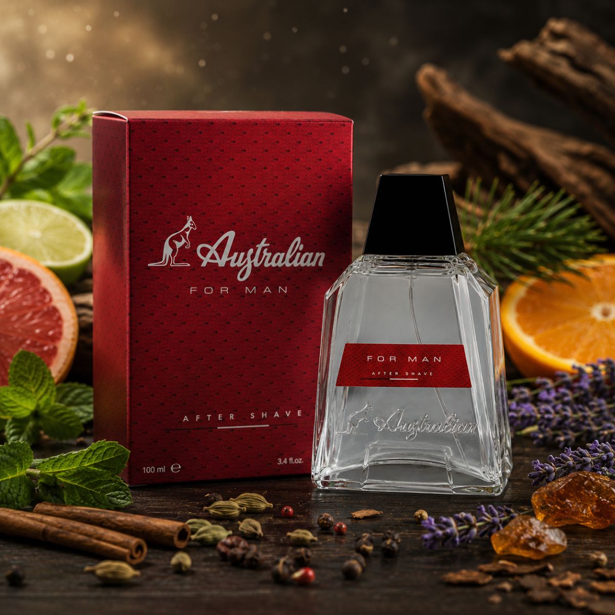 AUSTRALIAN ROSSO AFTER SHAVE - Dopobarba 100ml