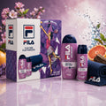 FILA COFANETTO DONNA PLAY FAIR PLAY FEARLESS - Deodorante Spray 150ml + Telo Fitness + Gel Doccia 250ml