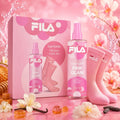 FILA SUPERBUBBLE PINK COFANETTO DONNA - Body Mist 250ml + Calze Fila