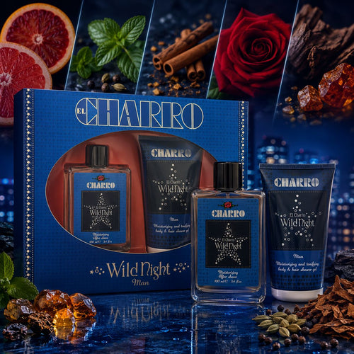 CHARRO WILD NIGHT MAN CONFEZIONE - Dopobarba 100ml + Shower Gel 200ml - Liquidò