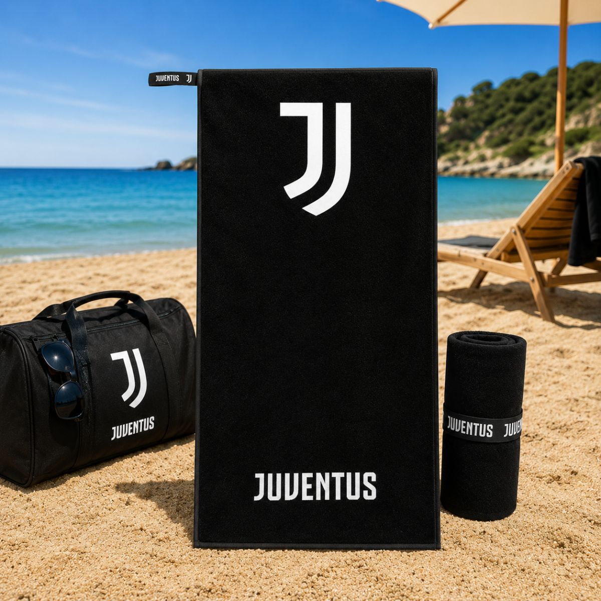 TELO SPORT FAST DRY JUVE UFFICIALE - 80x160