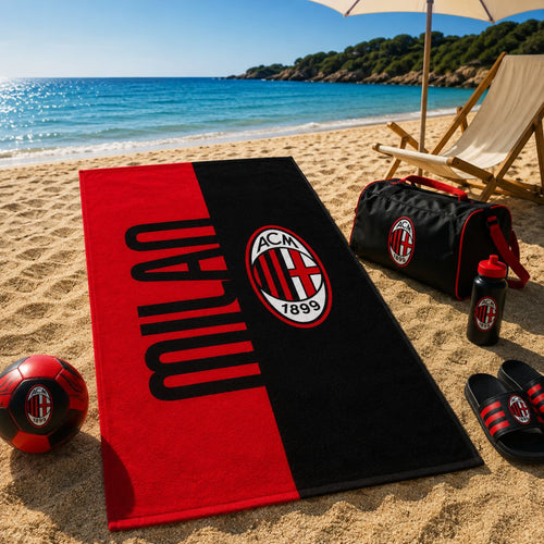 TELO MARE UFFICIALE MILAN 70x140cm - Liquidò