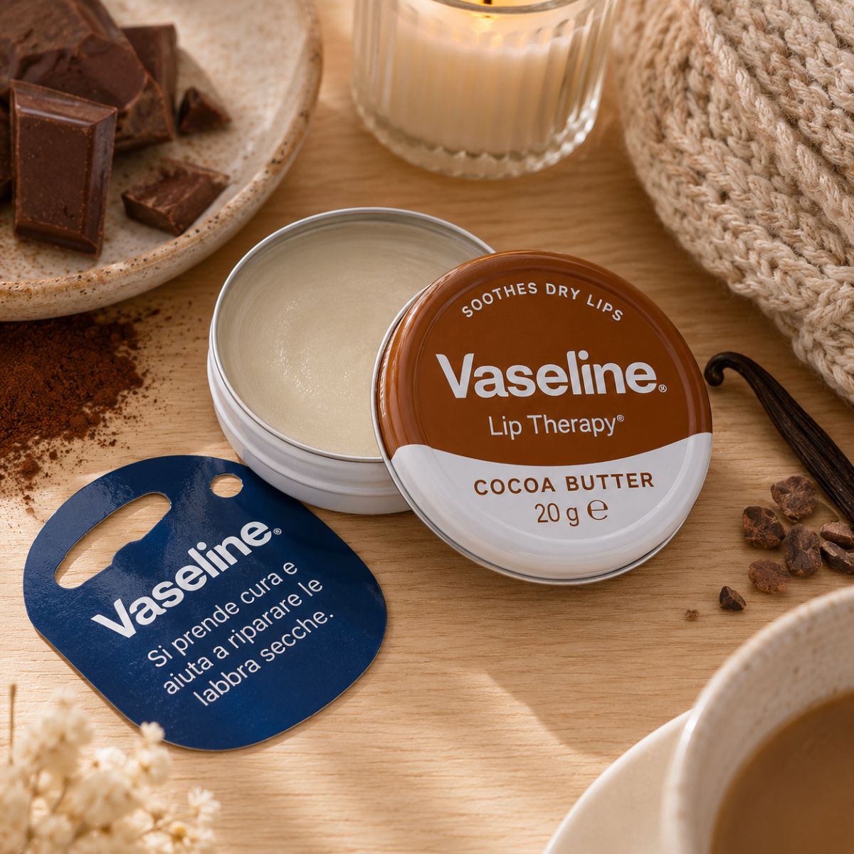 VASELINE LIP THERAPY COCOA BUTTER 20gr