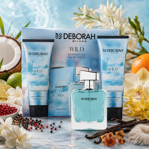 DEBORAH MILANO WILD GIFT SET DONNA - Eau de Toilette 100 ml + Bagnodoccia 250 ml - Liquidò
