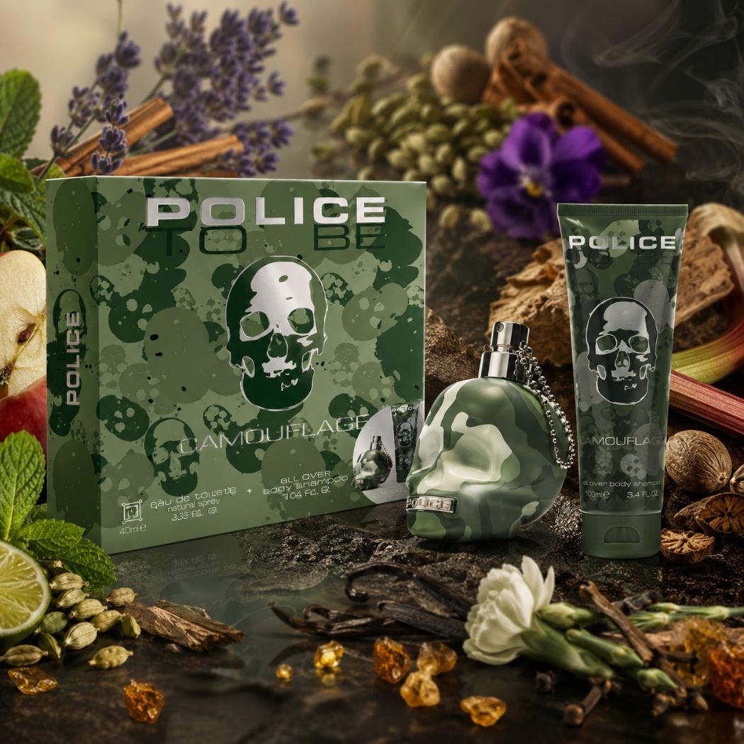 POLICE TO BE CAMOUFLAGE COFANETTO - Eau De Toilette 40ml + Body Shampoo 100ml