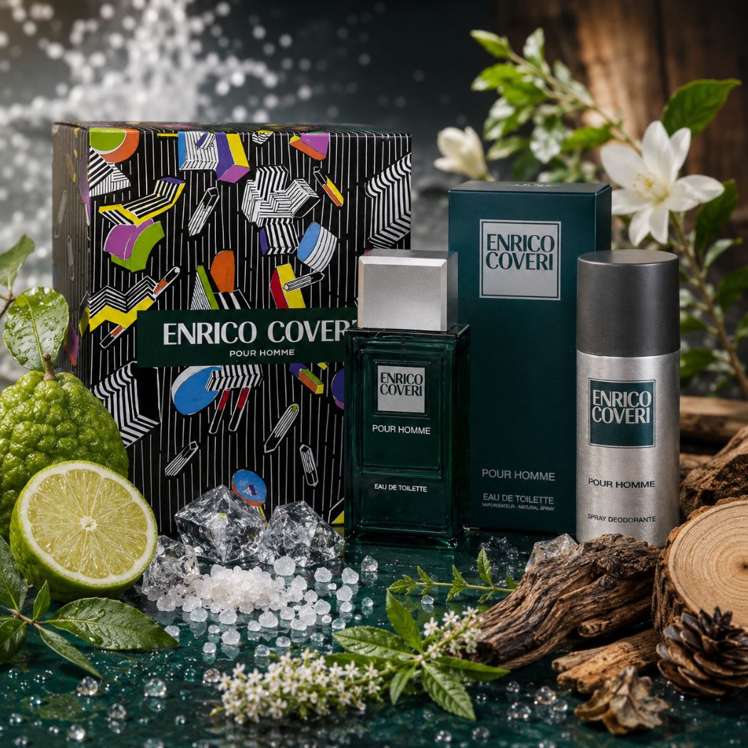 ENRICO COVERI - Cofanetto Contemporary Pour Homme con Eau de Toilette 100ml e Deo 150ml - Liquidò