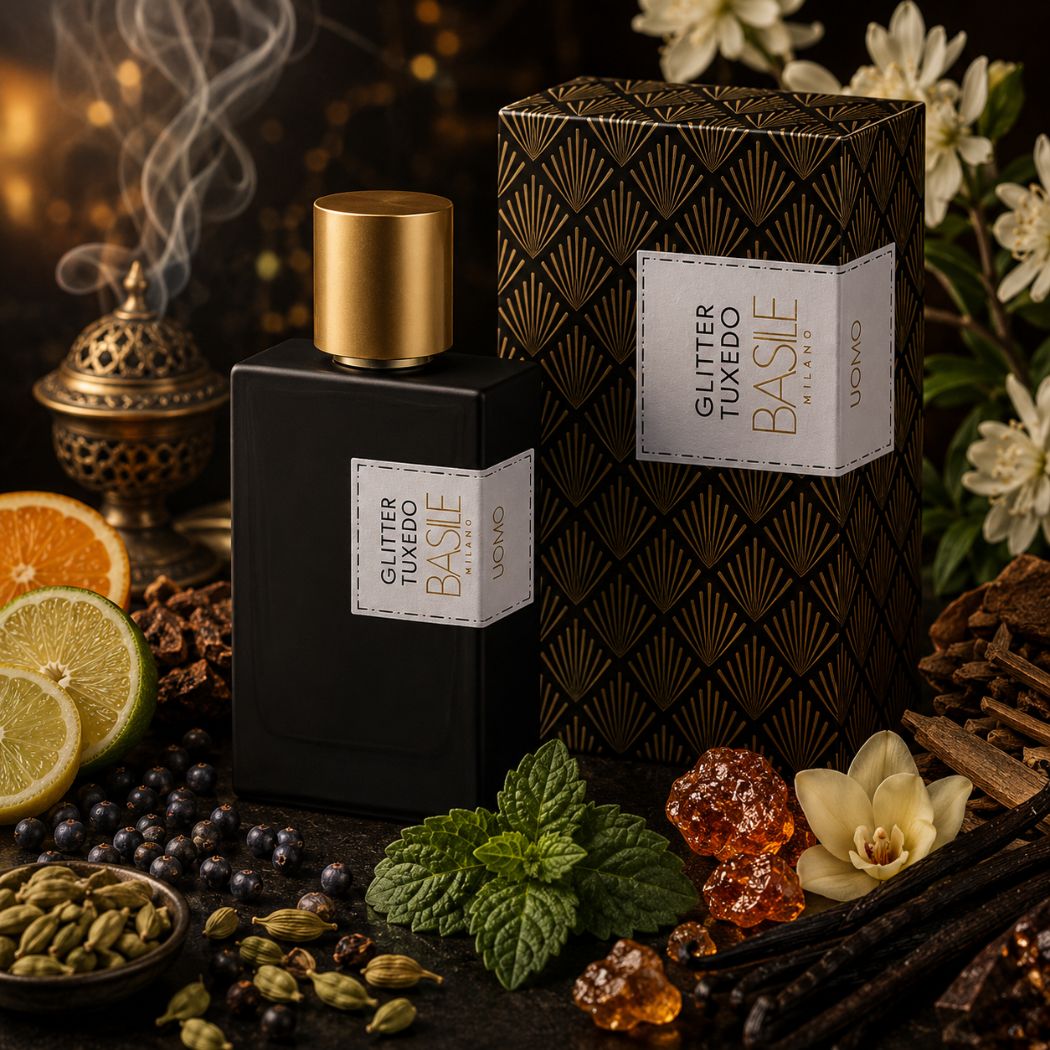 BASILE GLITTER TUXEDO AFTER SHAVE - Dopobarba 100ml