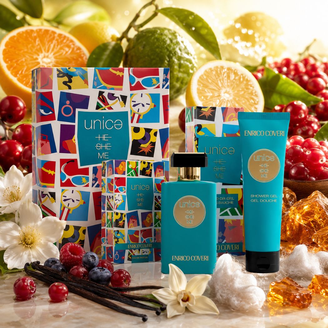 ENRICO COVERI COFANETTO Unicə ME - Eau de Parfum 100ml + Shower Gel 300ml - Liquidò