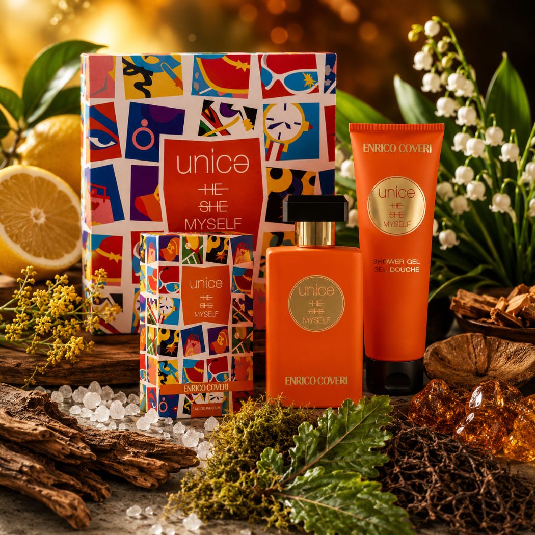ENRICO COVERI COFANETTO Unicə MYSELF - Eau de Parfum 100ml + Shower Gel 300ml - Liquidò
