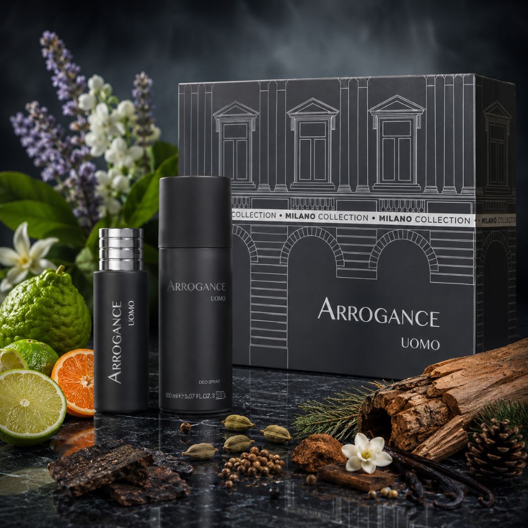 ARROGANCE UOMO MILANO COLLECTION COFANETTO - Eau de Toilette 30 ml + Deodorante Spray 100 ml