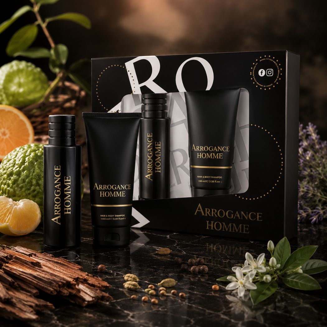 ARROGANCE HOMME COFANETTO - Eau de Toilette 30 ml + Hair Body Shampoo 100 ml