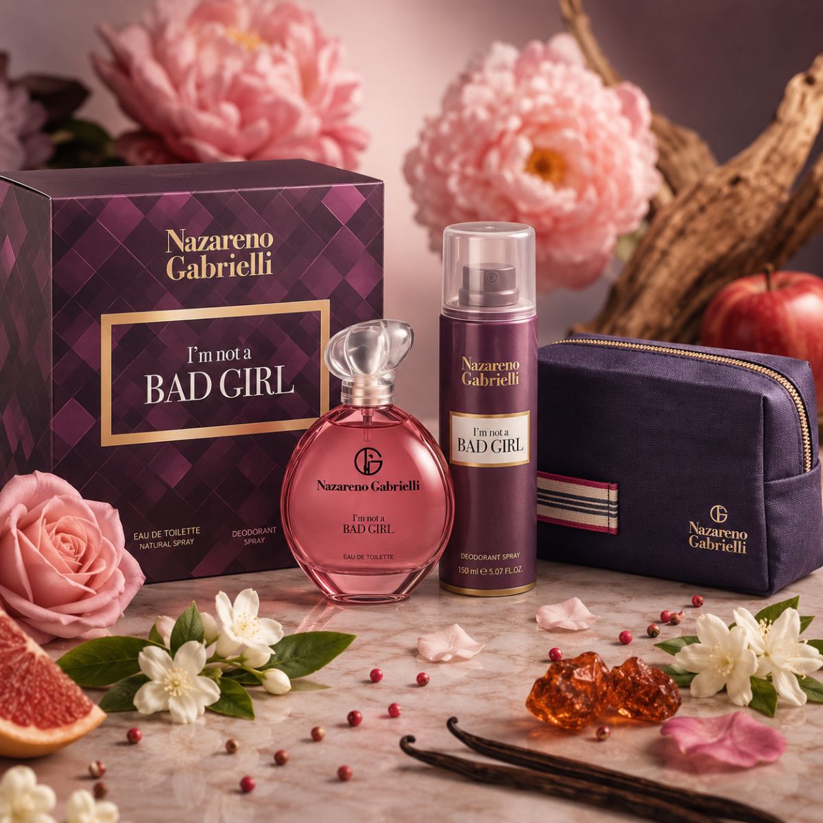 NAZARENO GABRIELLI I'M N OT A BAD GIRL CON FEZIONE - Eau de Toilette 100 ml + Pochette
