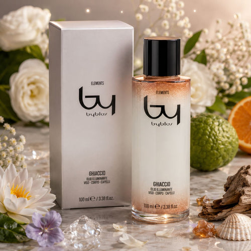 ELEMENTS BY BYBLOS GHIACCIO - Olio Illuminante Viso, Corpo e Capelli 100ml - Liquidò