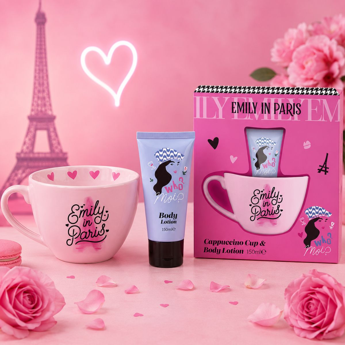 Emily Cofanetto Regalo Tazza Cappuccino E Latte Corpo 150 ML - Liquidò