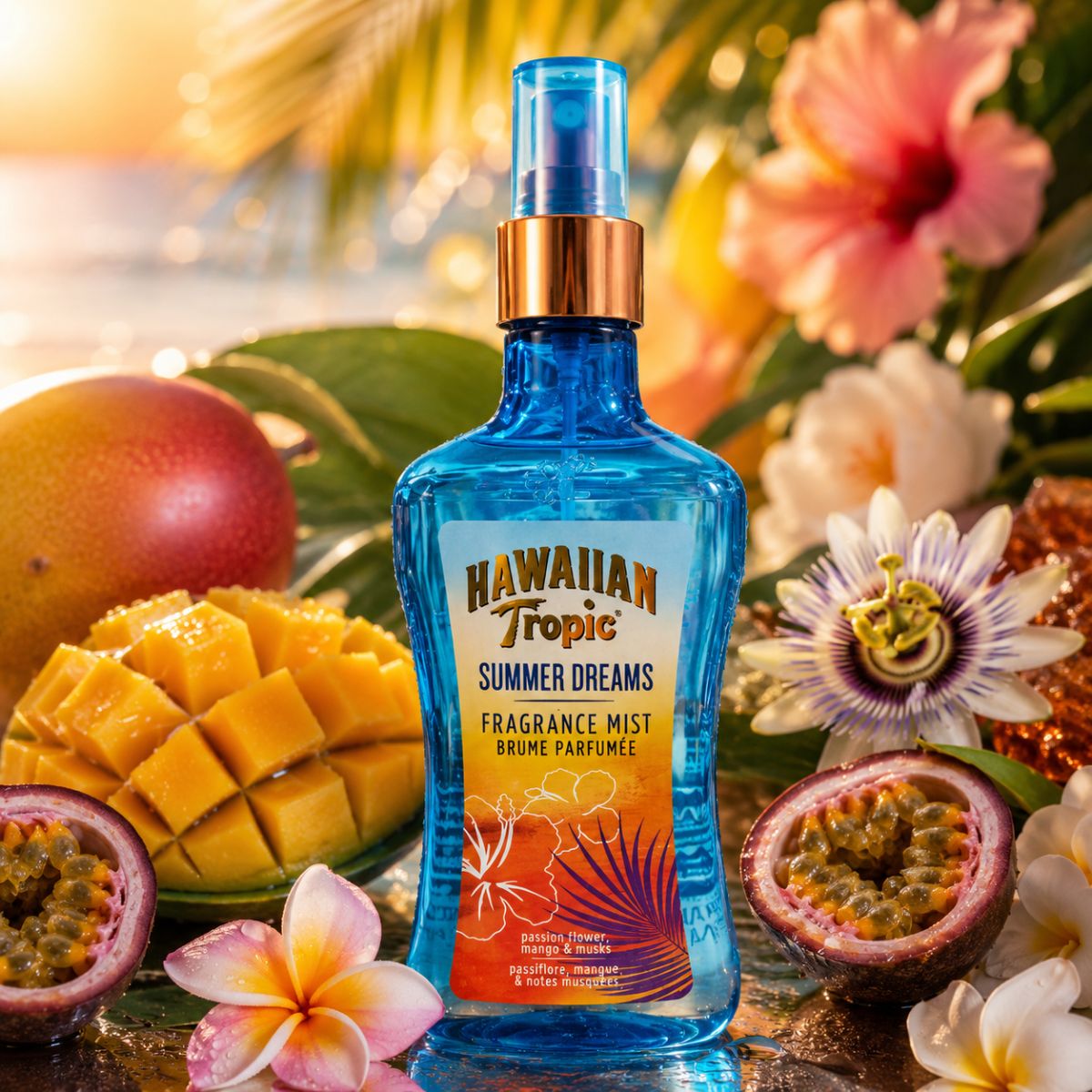 HAWAIIAN TROPIC SUMMER DREAMS FRAGRANCE MIST - Acqua Profumata 250ml