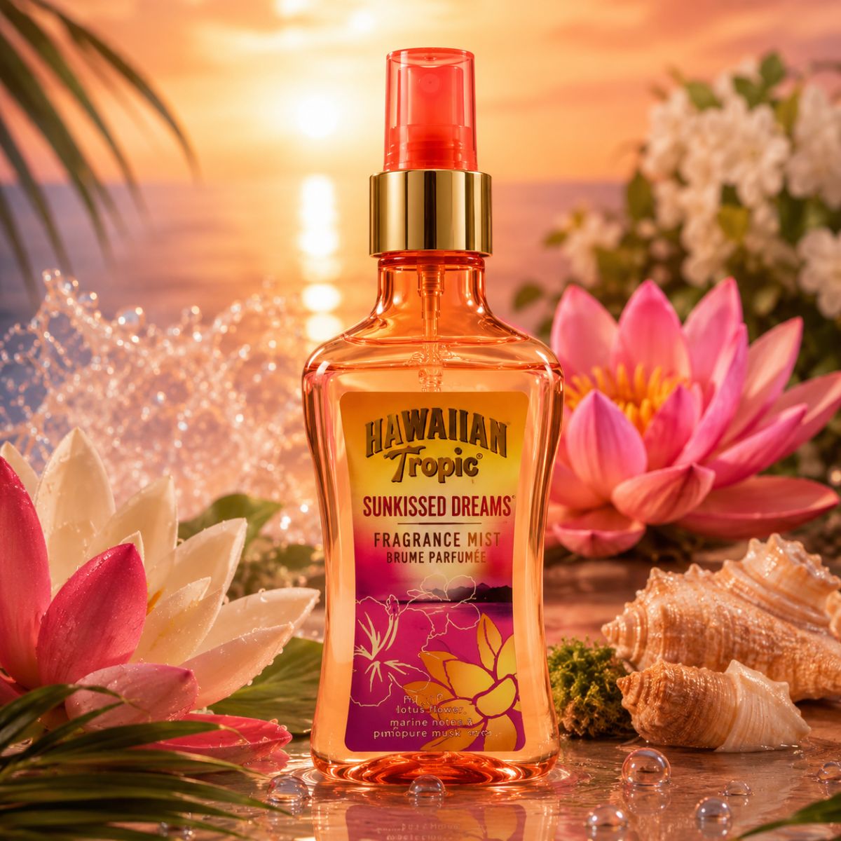 HAWAIIAN TROPIC SUNKISSED DREAMS FRAGRANCE MIST - Acqua Profumata 250ml