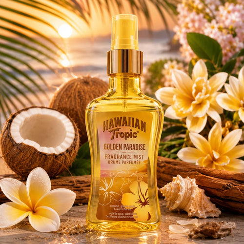 HAWAIIAN TROPIC GOLDEN PARADISE FRAGRANCE MIST - Acqua Profumata 250ml - Liquidò