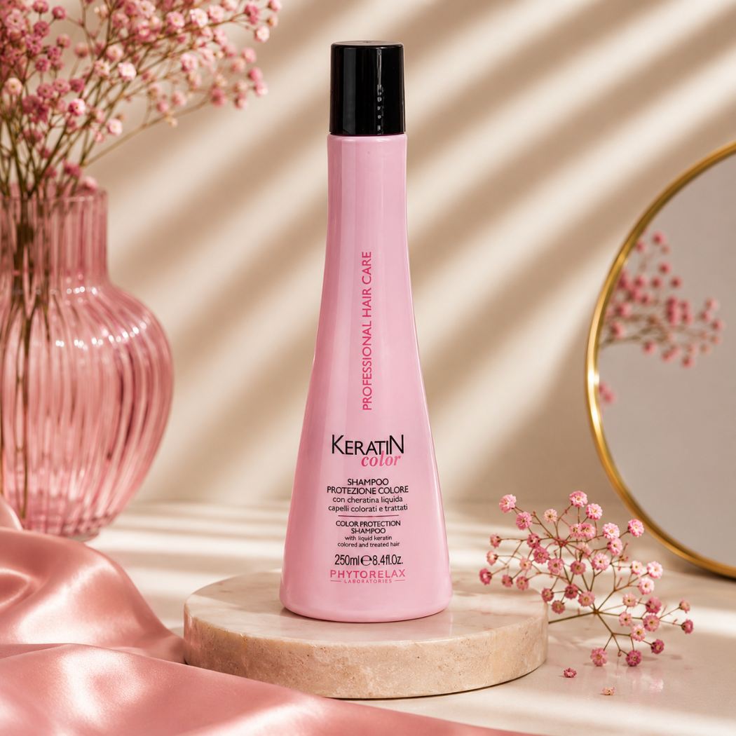 PHYTORELAX - SHAMPOO PROTEZIONE COLORE Con cheratina liquida Capelli colorati e trattati - Liquidò