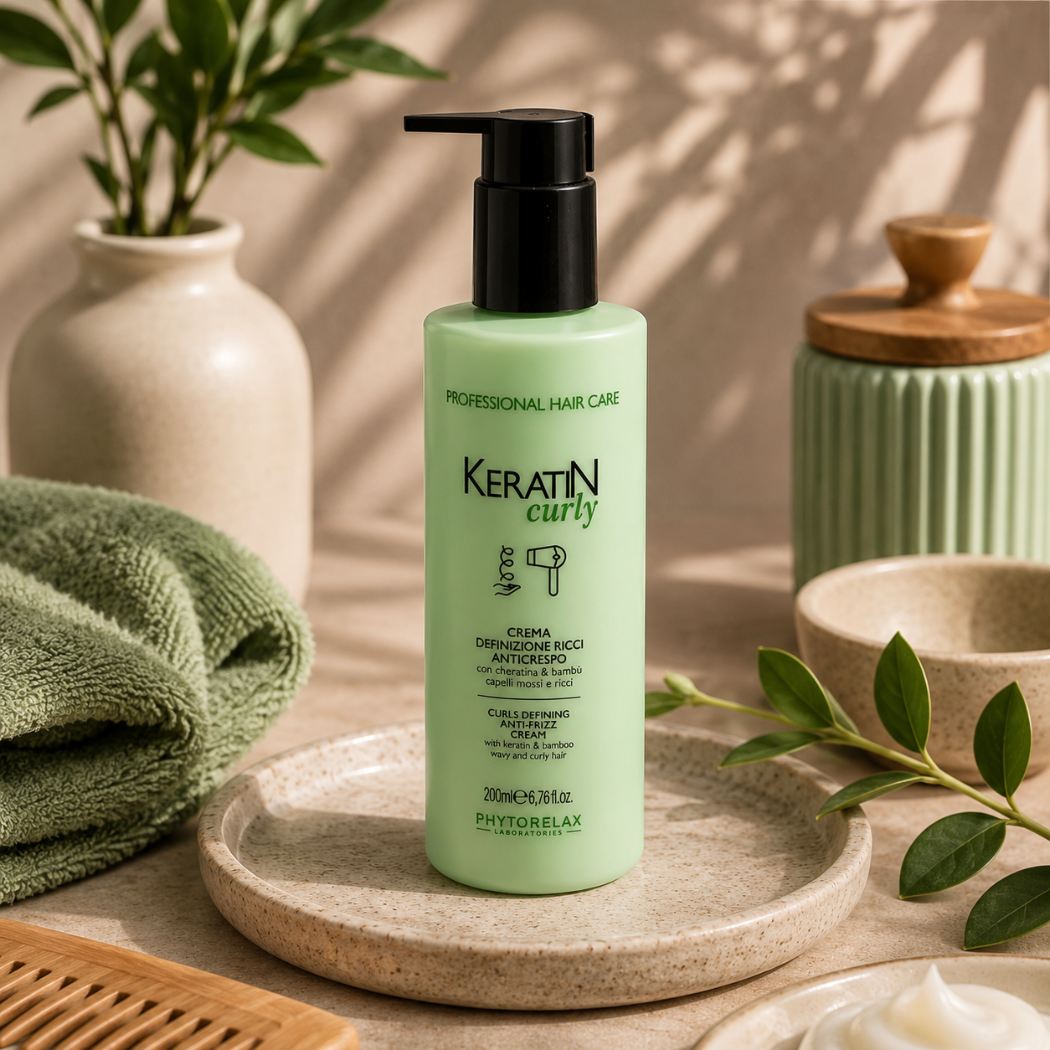 PHYTORELAX - CREMA DEFINIZIONE RICCI ANTICRESPO con cheratina & bambù Capelli mossi e ricci - Liquidò