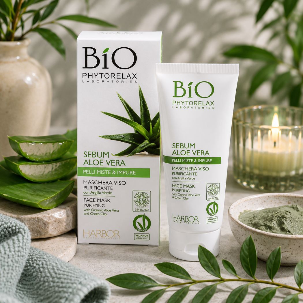 PHYTORELAX - MASCHERA VISO PURIFICANTE con Argilla Verde - Liquidò