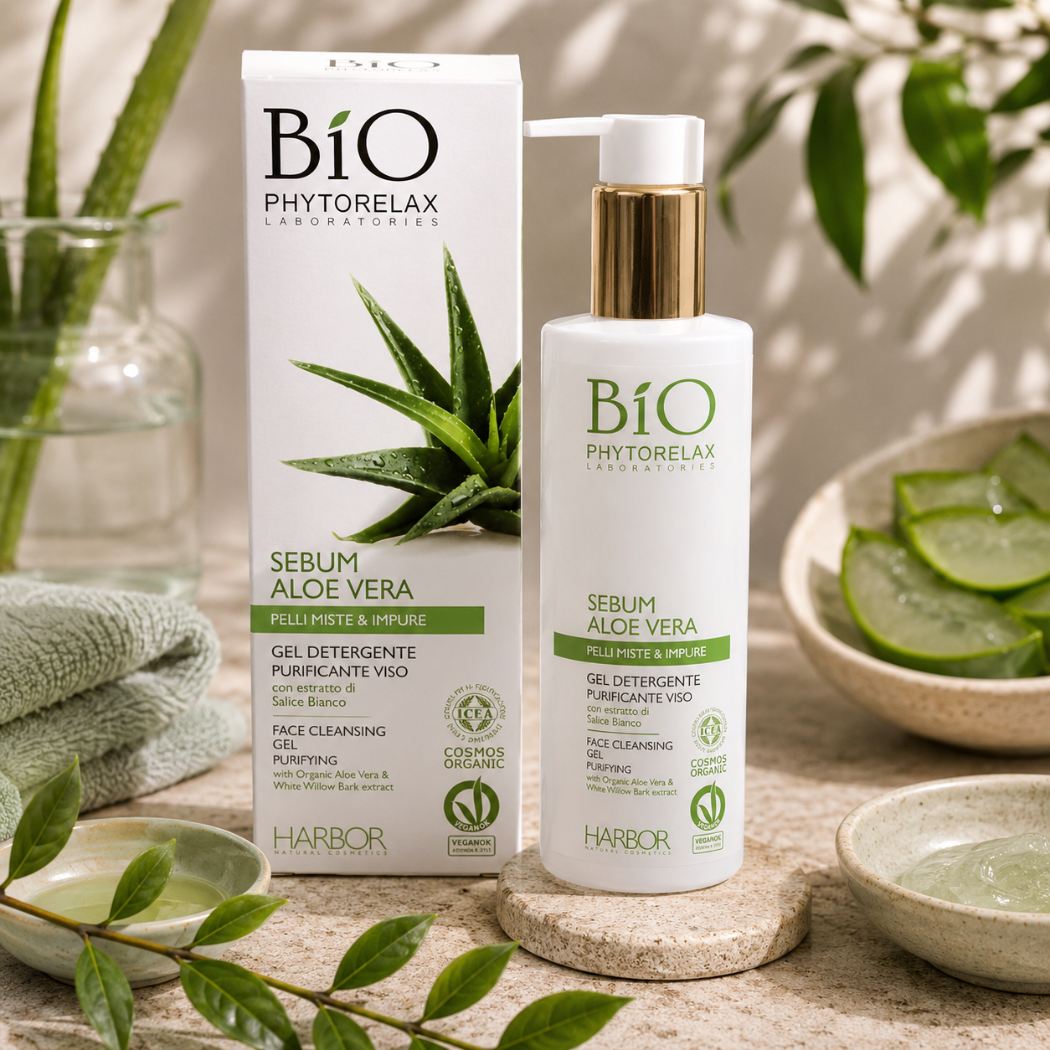 PHYTORELAX - GEL DETERGENTE PURIFICANTE VISO con estratto di Salice Bianco - Liquidò