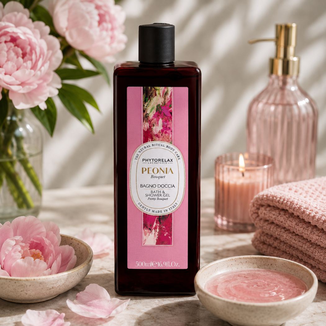 PHYTORELAX - PEONIA BOUQUET BAGNO DOCCIA con estratto di Peonia - Liquidò