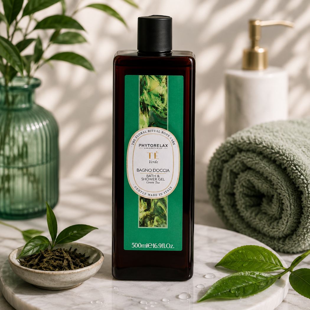 PHYTORELAX - TÈ VERDE BAGNO DOCCIA con estratto di Tè Verde - Liquidò