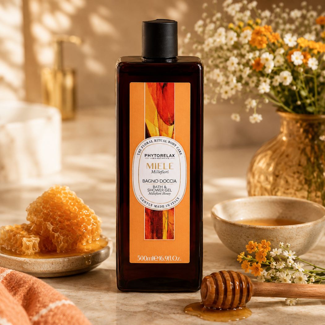 PHYTORELAX - MIELE MILLEFIORI BAGNO DOCCIA con estratto di Miele - Liquidò