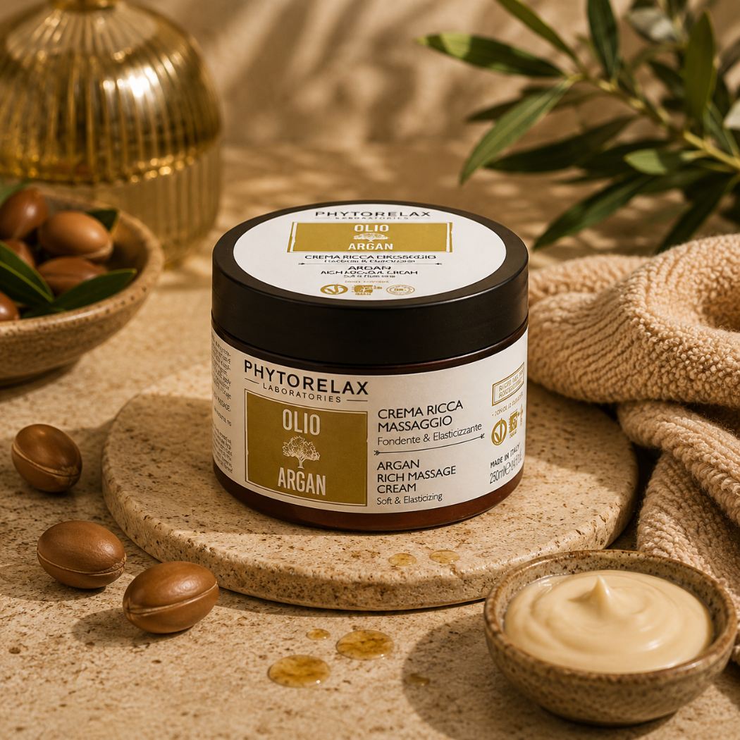 PHYTORELAX - CREMA RICCA MASSAGGIO ARGAN FONDENTE & ELASTICIZZANTE - Liquidò