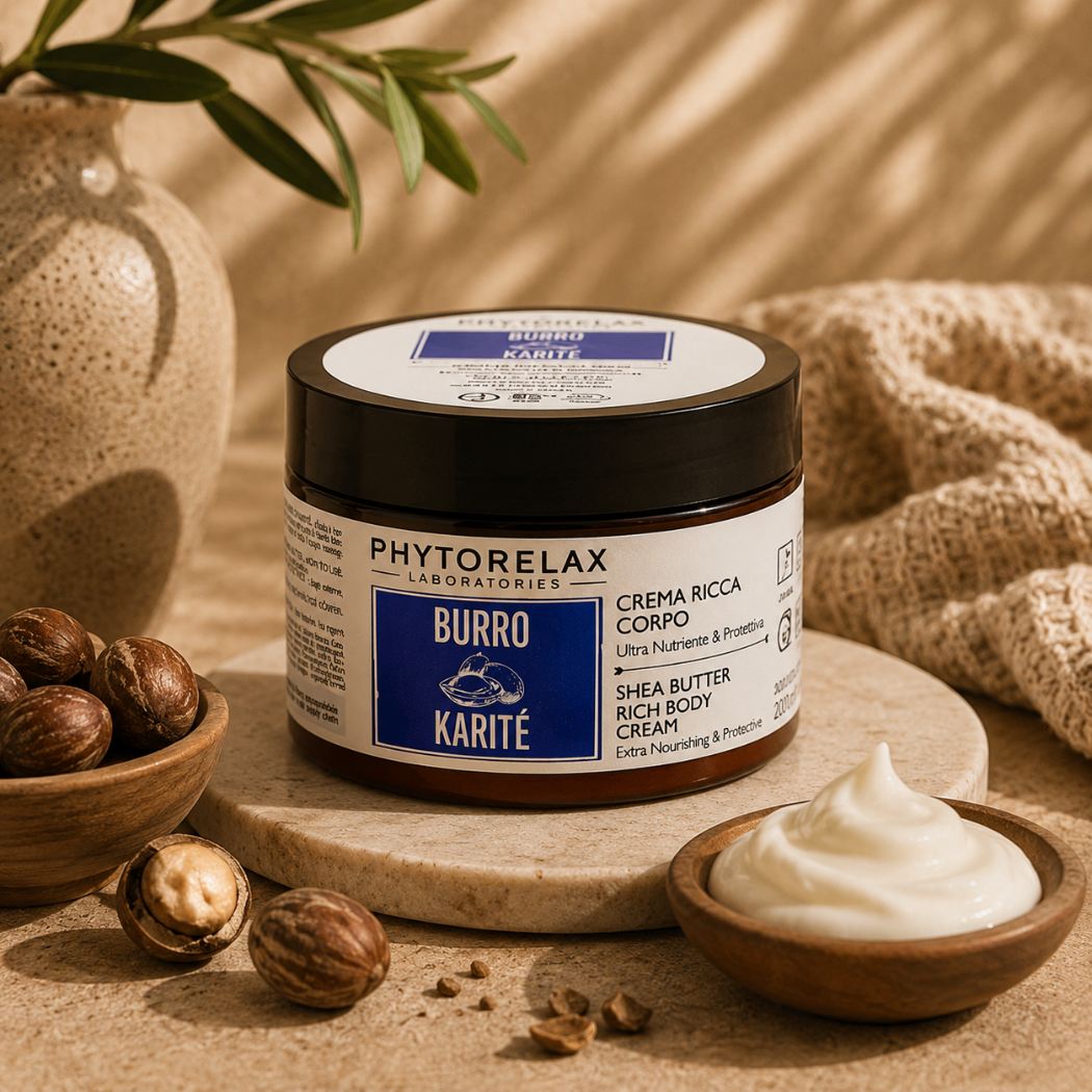 PHYTORELAX - CREMA RICCA CORPO ULTRA NUTRIENTE E PROTETTIVA BURRO DI KARITÉ EQUOSOLIDALE - Liquidò