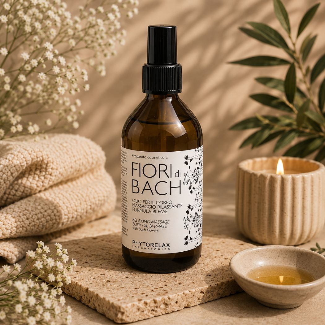 PHYTORELAX - OLIO PER IL CORPO MASSAGGIO RILASSANTE BI-FASE FIORI DI BACH - Liquidò