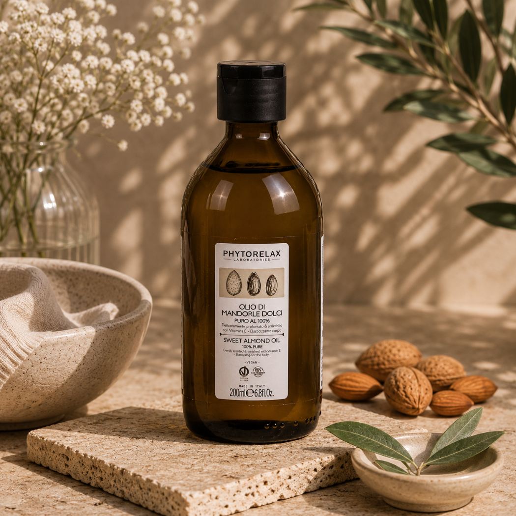 PHYTORELAX - OLIO DI MANDORLE DOLCI PURO AL 100% – MANDORLA - Liquidò