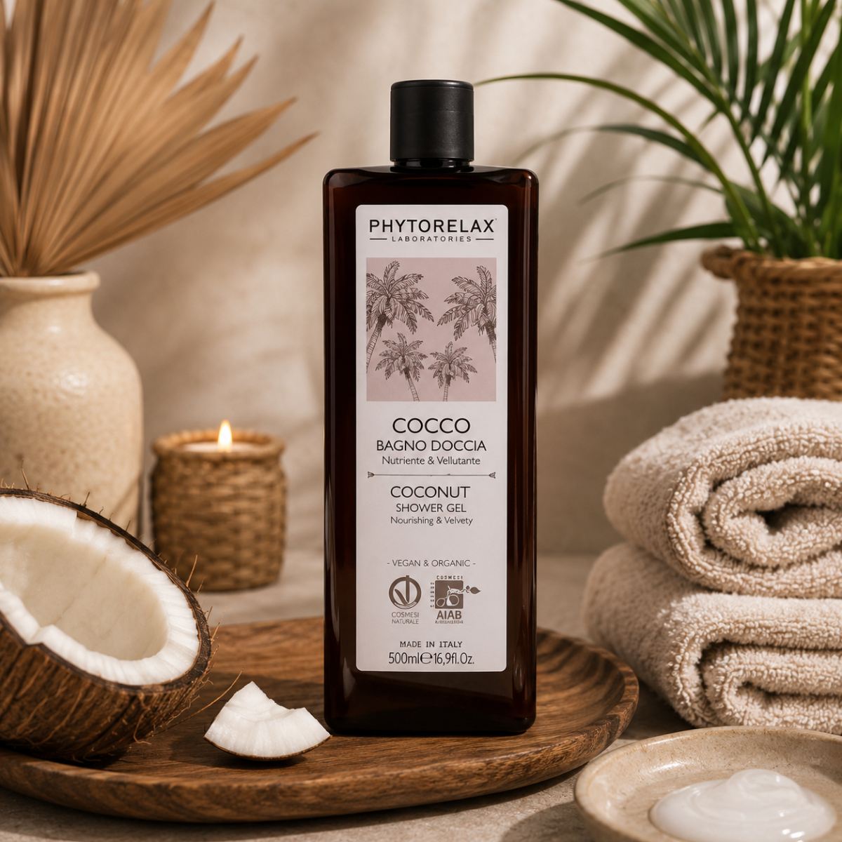PHYTORELAX BAGNO DOCCIA COCCO - Bagno Doccia Nutriente & Vellutante 500 ml