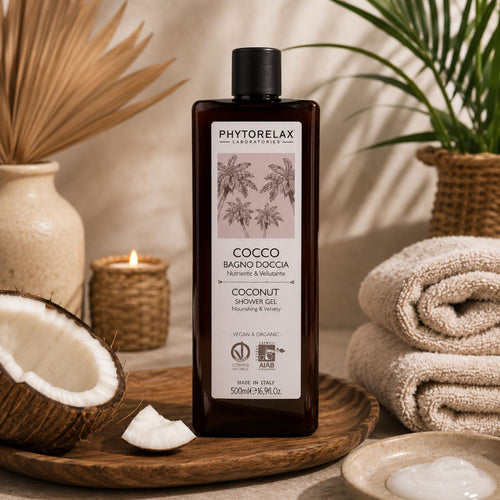 PHYTORELAX BAGNO DOCCIA COCCO - Bagno Doccia Nutriente & Vellutante 500 ml - Liquidò