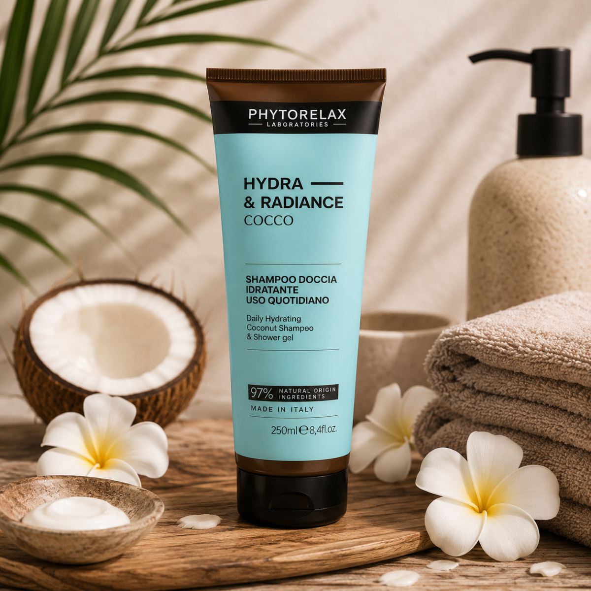 PHYTORELAX HYDRA & RADIANCE - Shampoo Doccia Idratante Uso Quotidiano 250ml