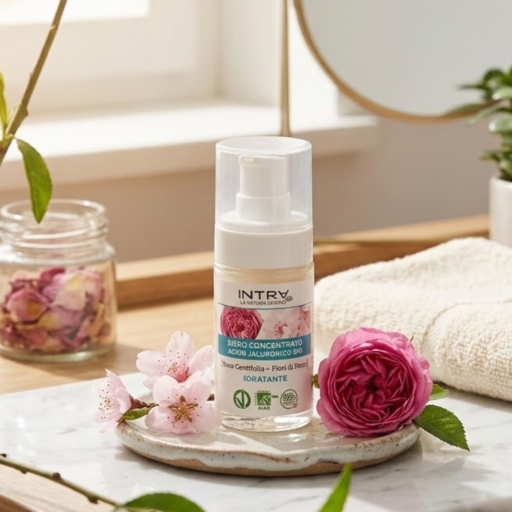 INTRA - Siero Viso Concentrato Idratante all'Acido Ialuronico Bio 30ml