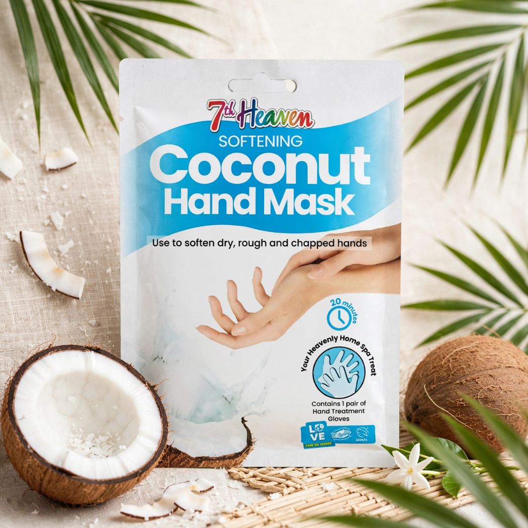 7TH HEAVEN SOFTENING COCONUT HAND MASK - Maschera Mani Nutriente al Cocco - Liquidò