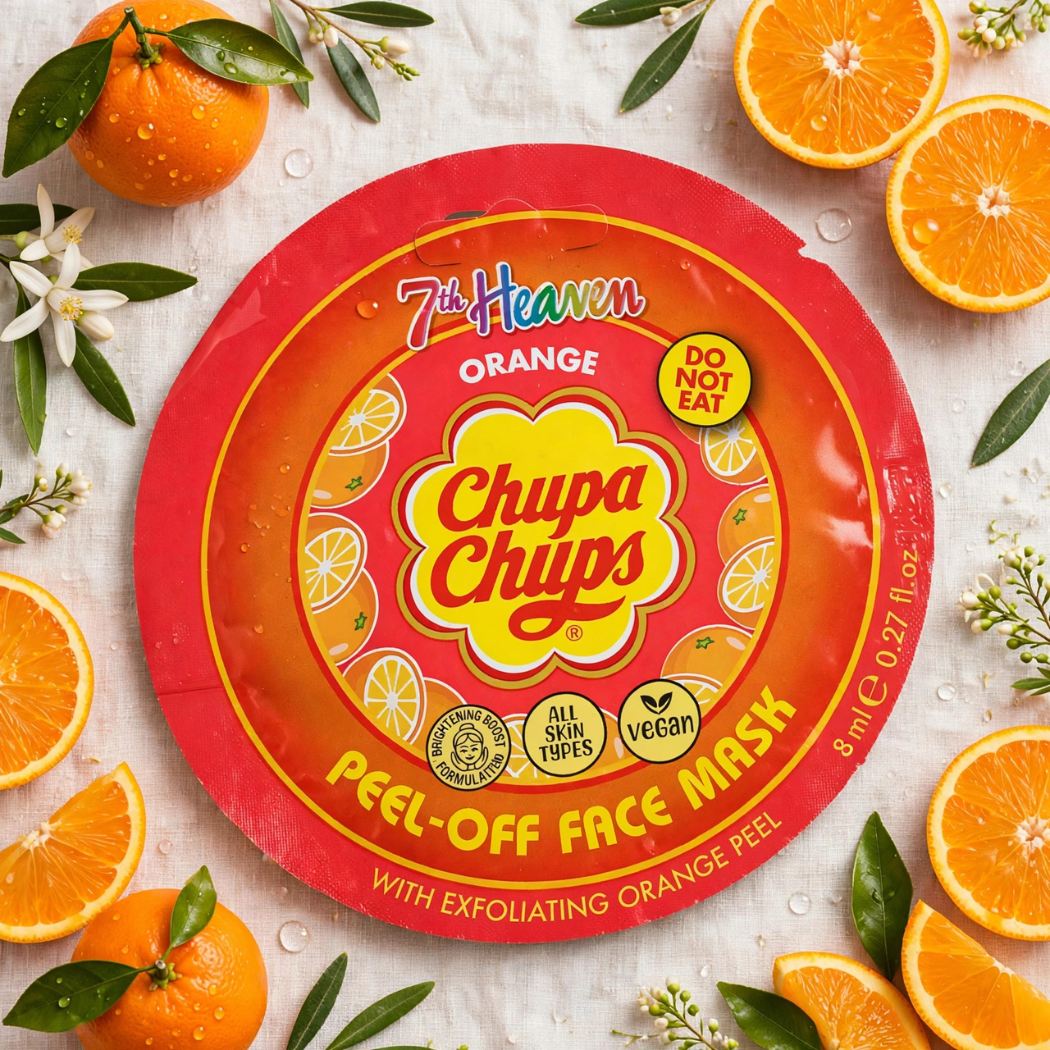 CHUPA CHUPS ARANCIA | Maschera Viso Peel-Off Esfoliante – Illuminante & Levigante 8ml