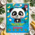 7TH HEAVEN PAWS-ITIVELY SMOOTH PANDA FACE MASK - Maschera Viso in Tessuto Cocco & Banana - Liquidò
