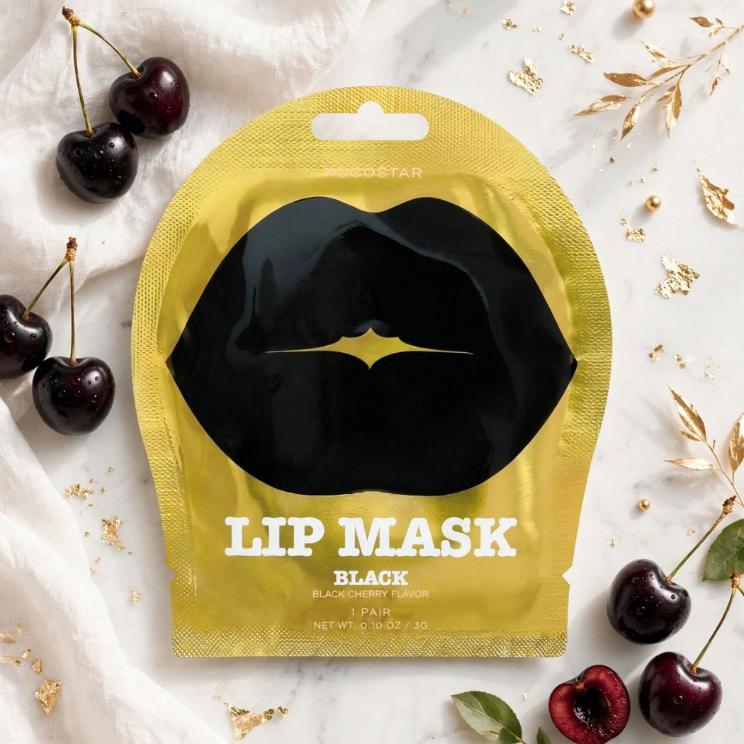 KOCOSTAR BLACK LIP MASK – Maschera Labbra alla Ciliegia Nera 3g