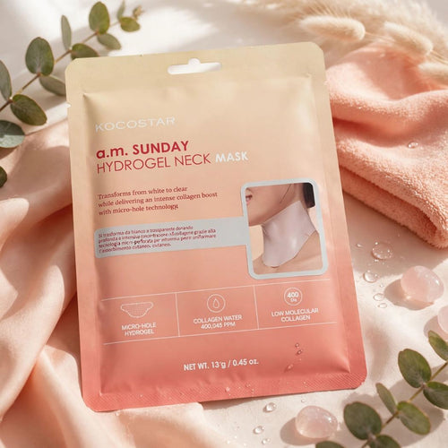 KOCOSTAR A.M. SUNDAY HYDROGEL NECK MASK - Maschera Collo in Hydrogel 13g - Liquidò