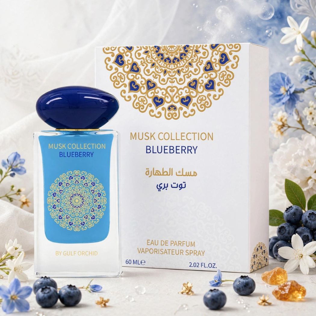 GULF ORCHID MUSK COLLECTION BLUEBERRY - Eau de Parfum Unisex 60ml - Liquidò