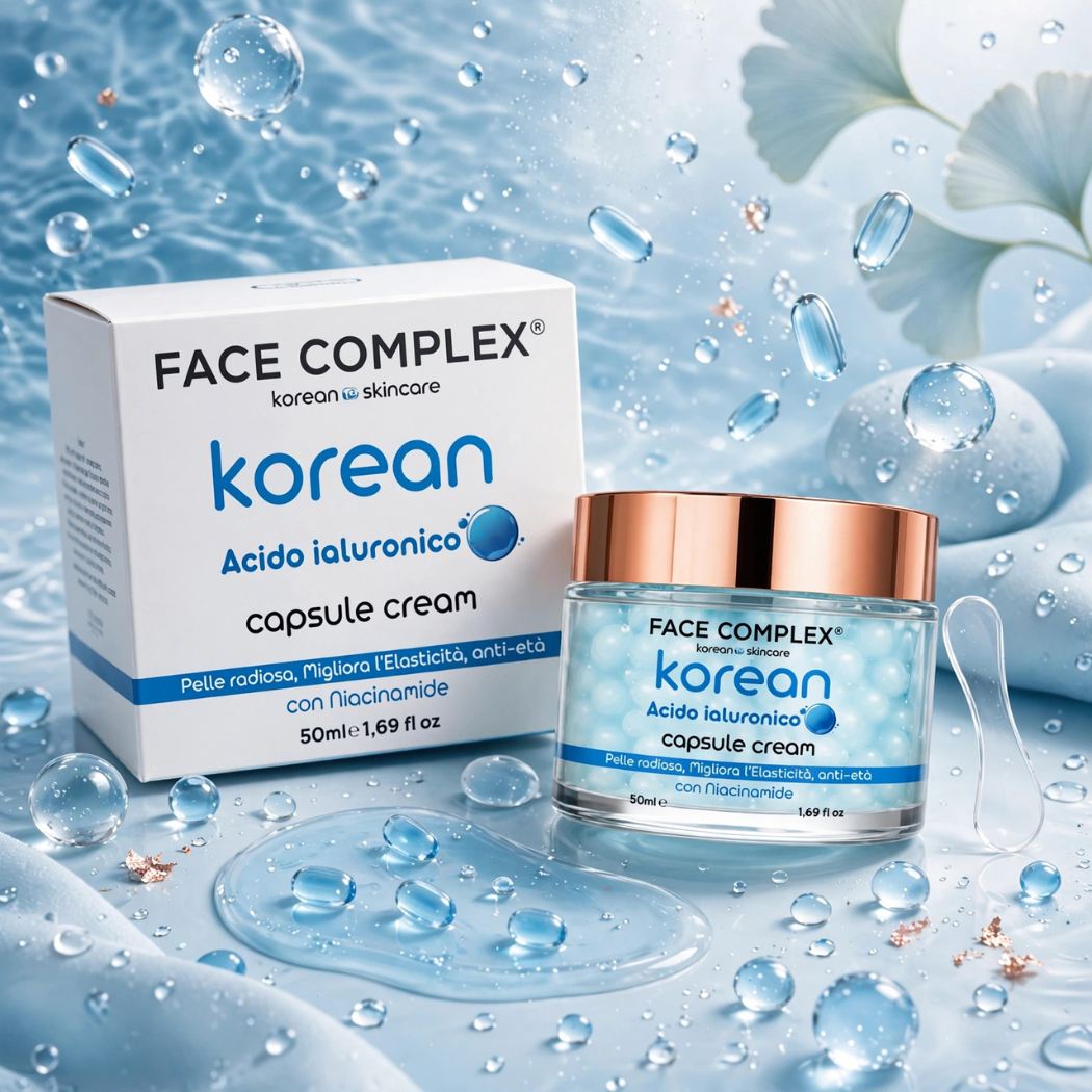 FACE COMPLEX KOREAN SKINCARE ACIDO IALURONICO CAPSULE CREAM - Crema Viso In Capsule 50ml