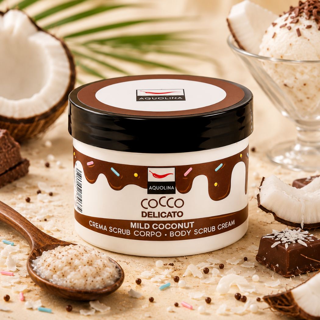 AQUOLINA CREMA SCRUB CORPO COCCO DELICATO | Esfoliante 200ml