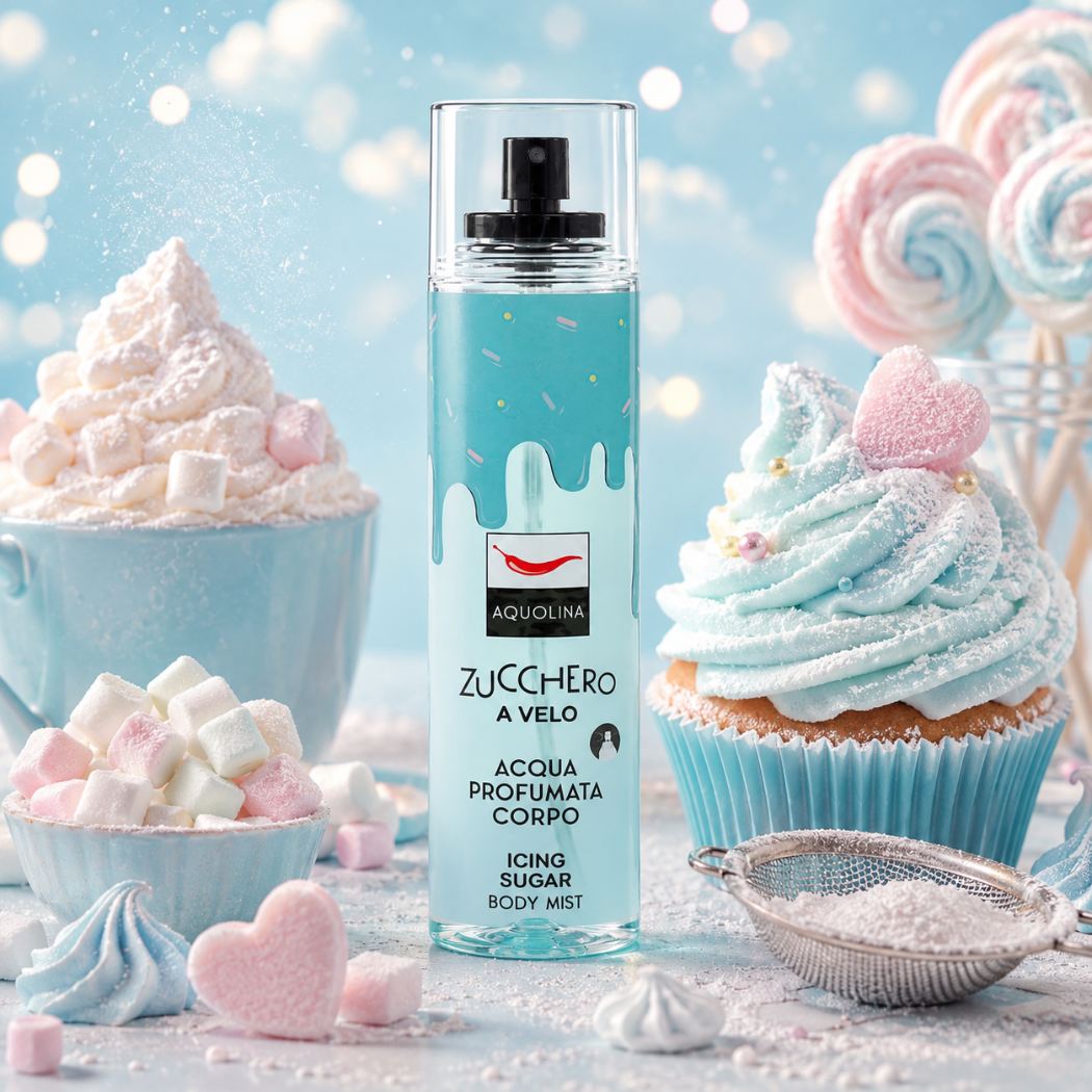 AQUOLINA ZUCCHERO A VELO - Acqua profumata corpo 236ml