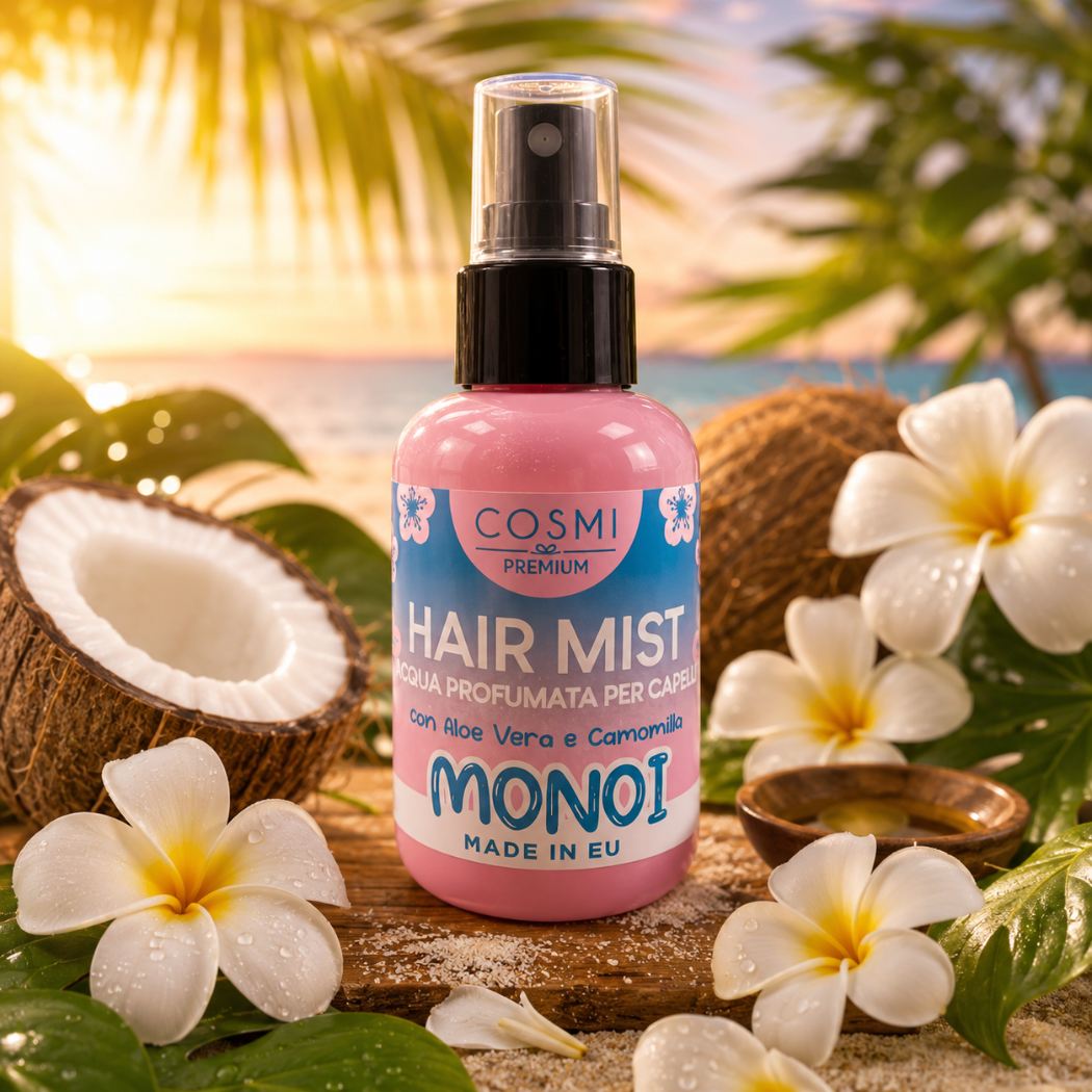 HAIR MIST | Acqua profumata capelli - Fragranza monoi - Liquidò